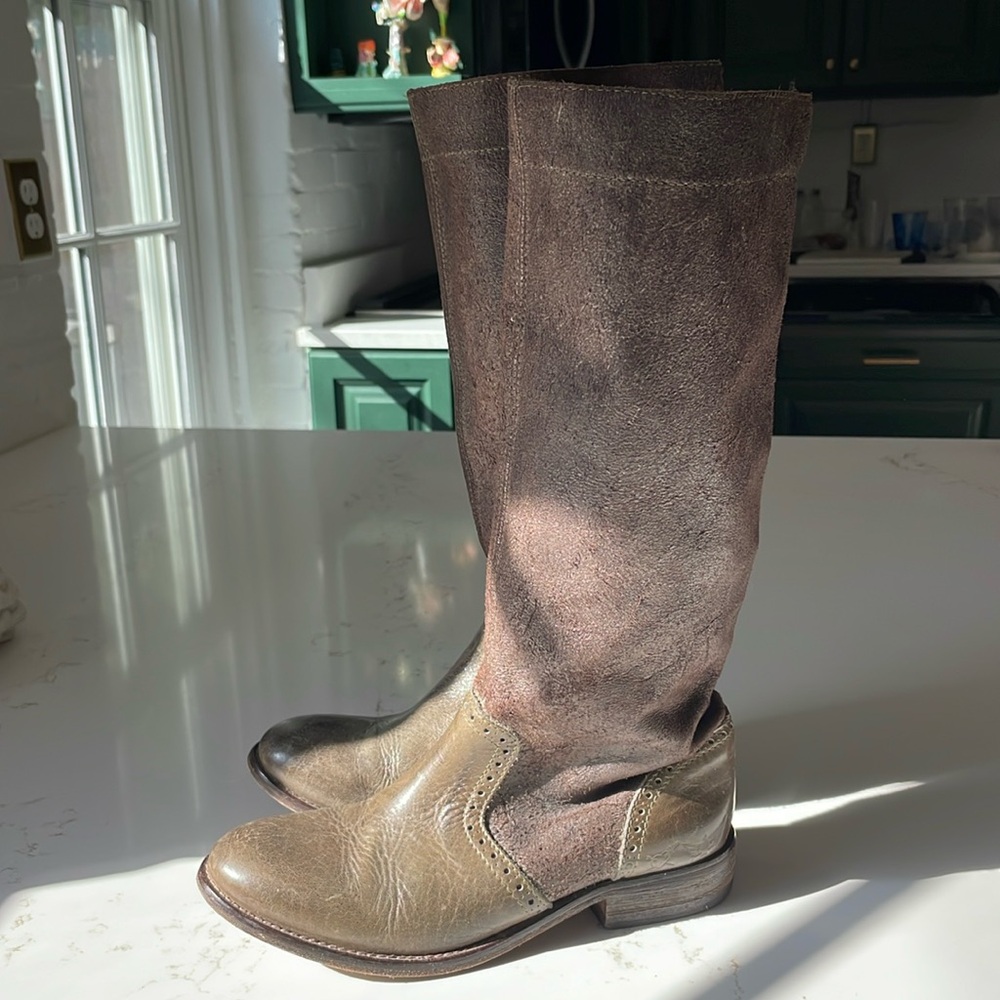 Diesel brown boots size 37 or 7
